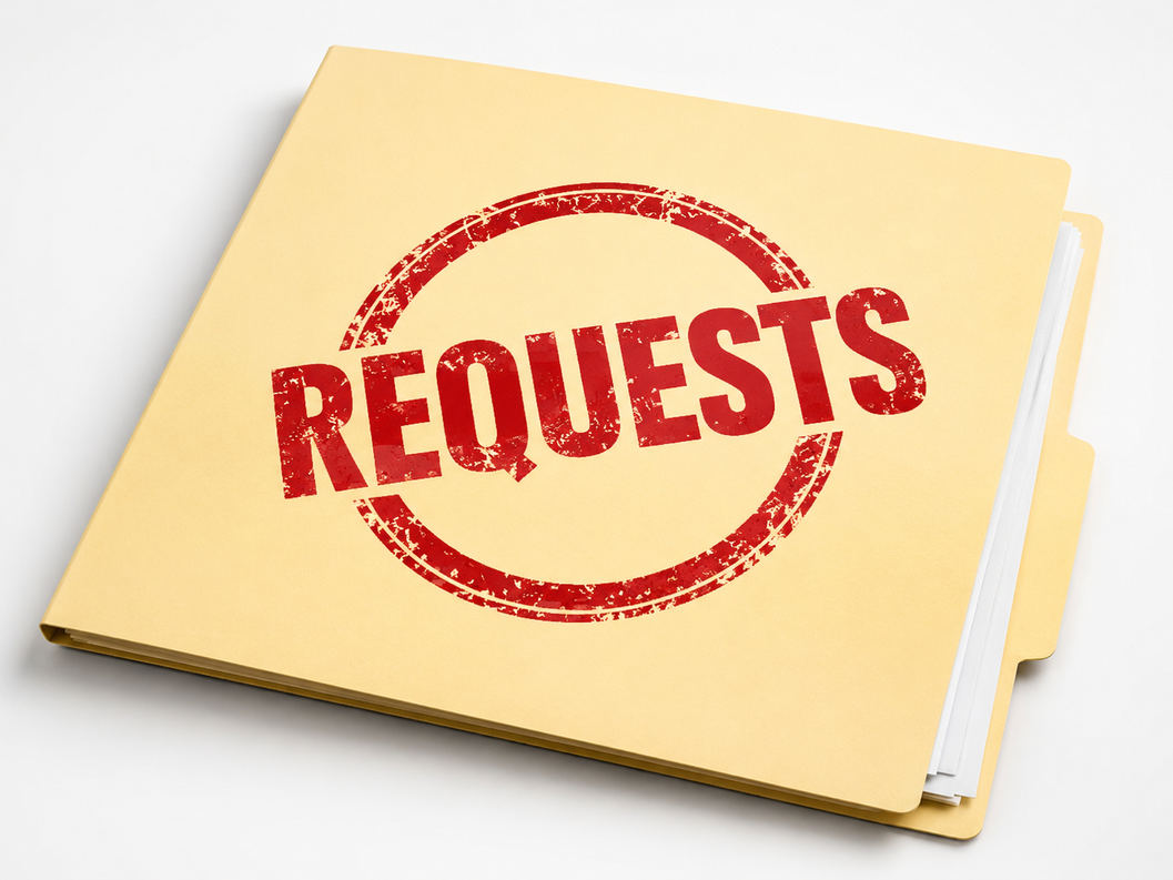 File folder labeled SNAP appeal on an attorney’s desk